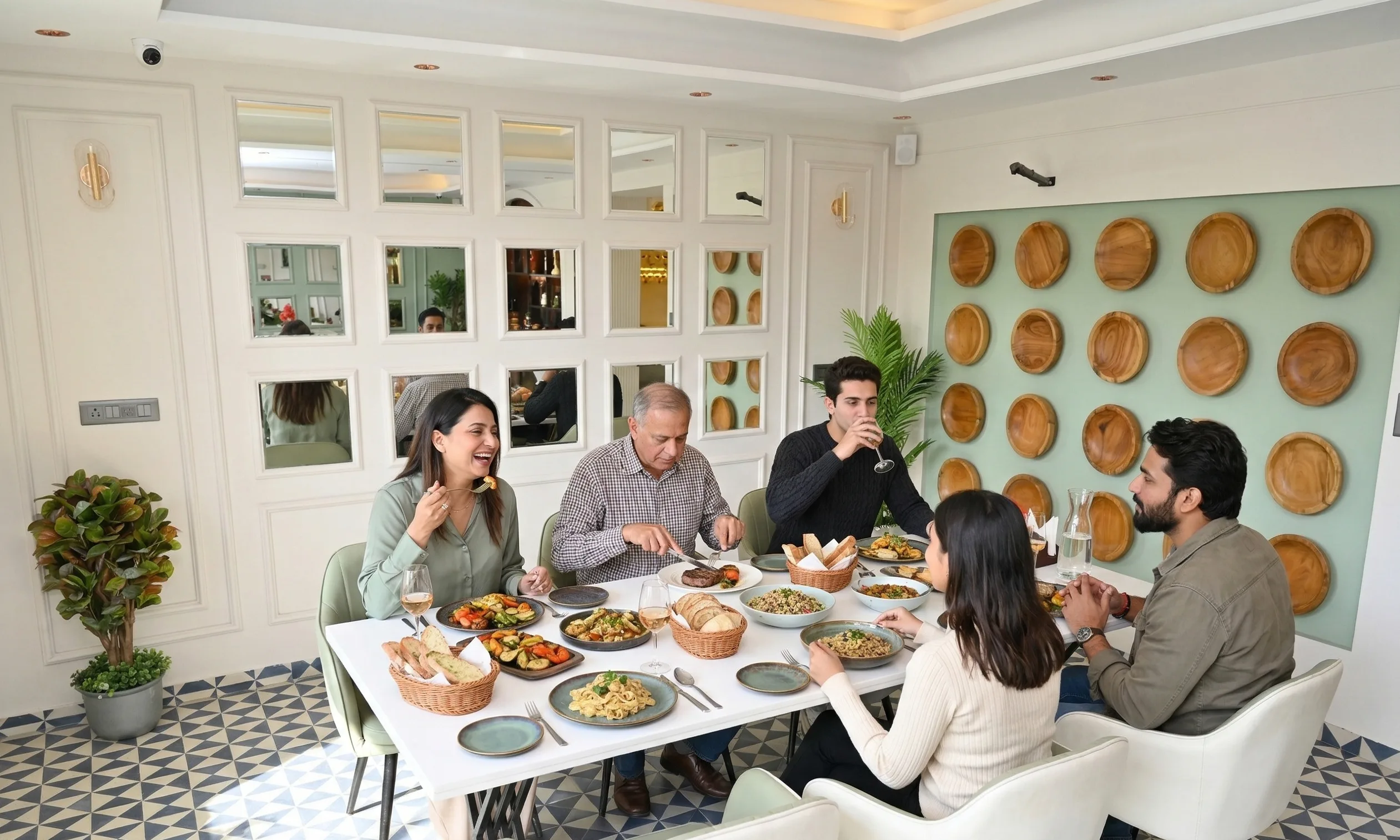 best-veg-restaurant-nh52-laxmangarh, Happy customers at Mangalam Hotel and Restaurant