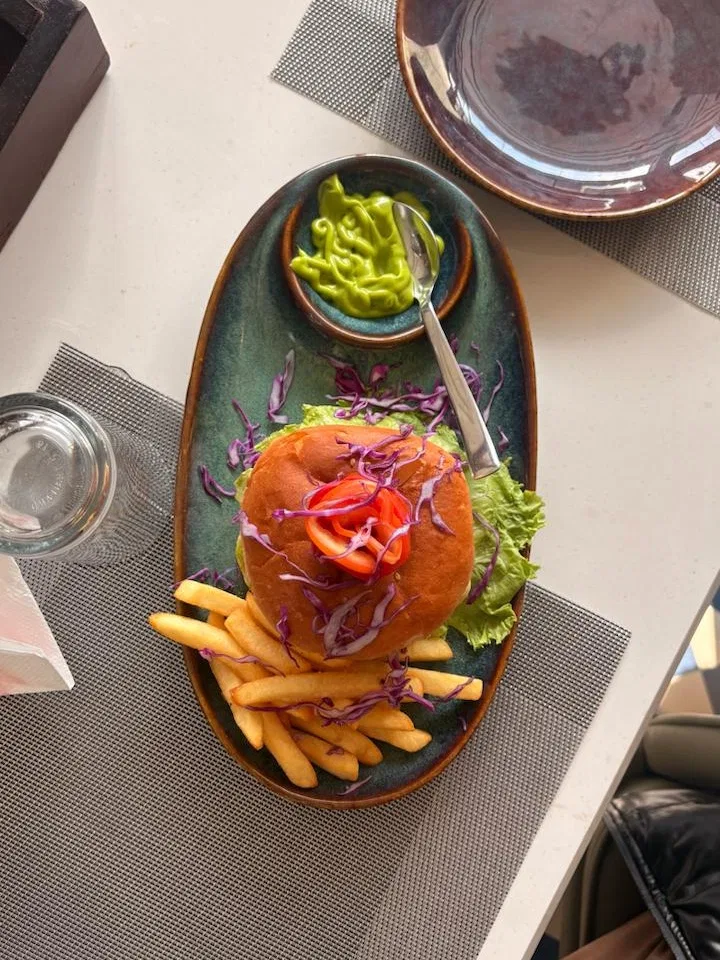 best-veg-restaurant-nh52-laxmangarh, Burger in Menu at Mangalam hotel and restaurant