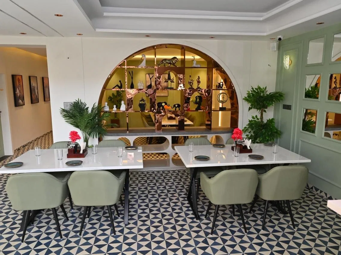 best-veg-restaurant-nh52-laxmangarh, Dinning area at mangalam hotel and restaurant