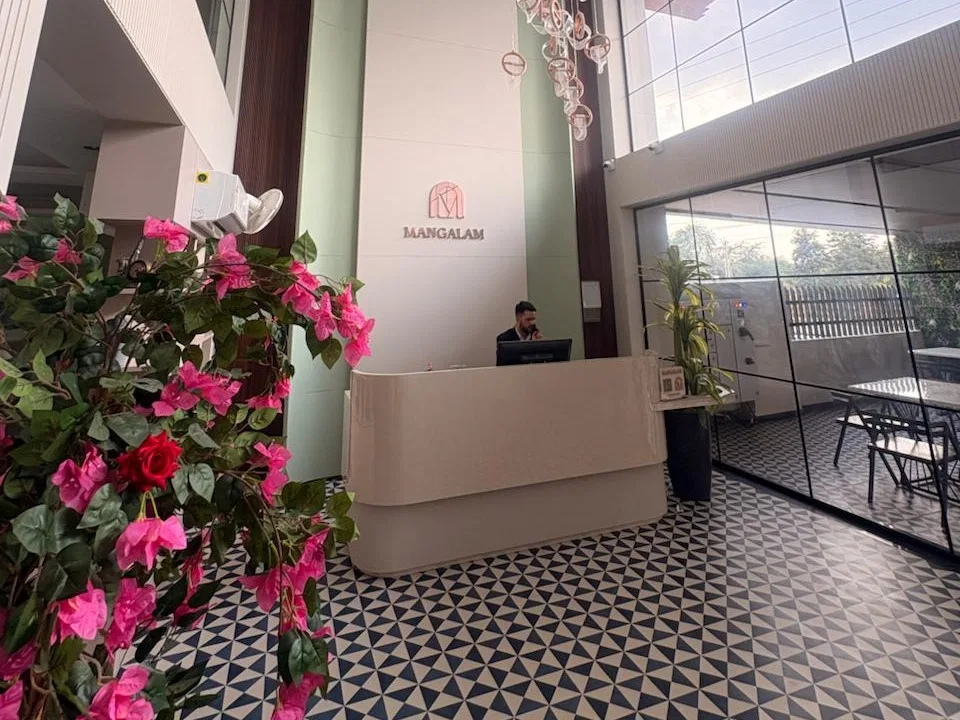 best-veg-restaurant-nh52-laxmangarh, Esthetic Entrance at Mangalam Hotel and Restaurant